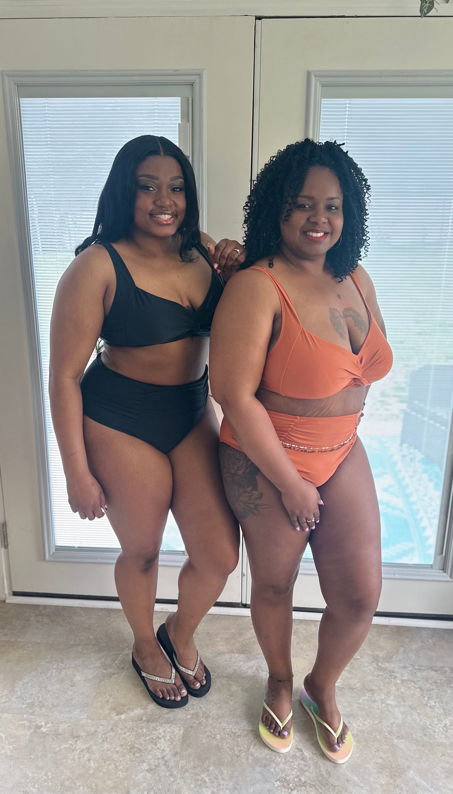 High Waisted Swim Set