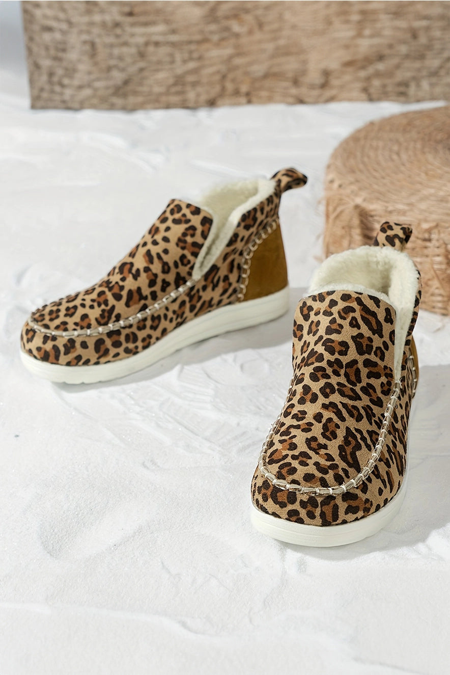 Leopard Print Booties