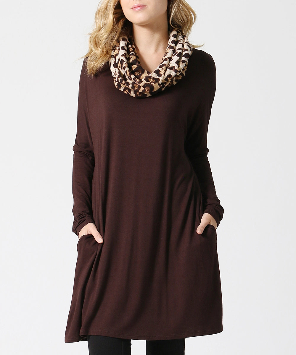 Boatneck Swing Dress