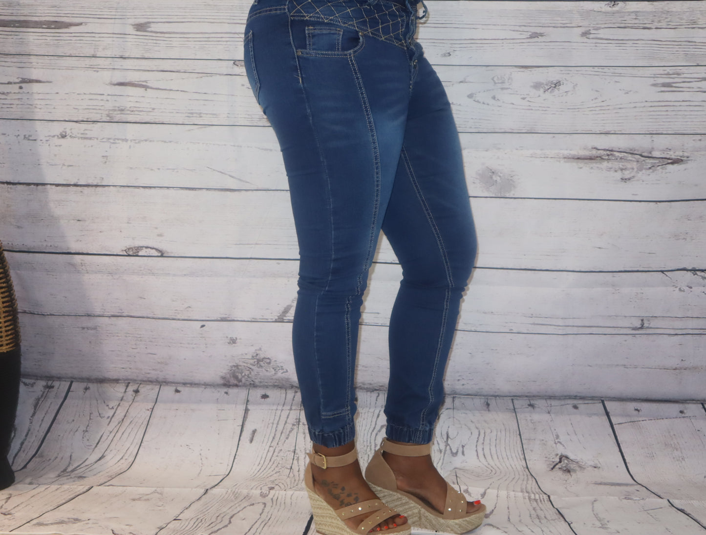 Butter Me Up Jeans- DK Blue