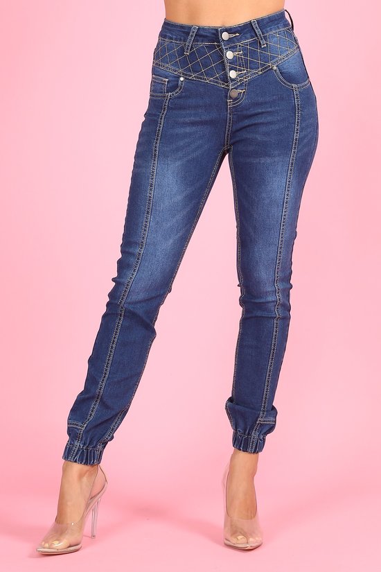 Butter Me Up Jeans- DK Blue