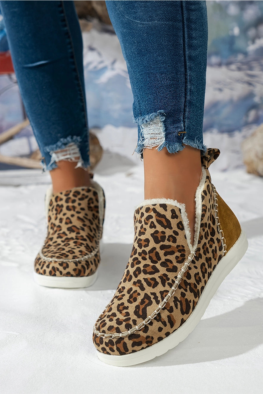 Leopard Print Booties