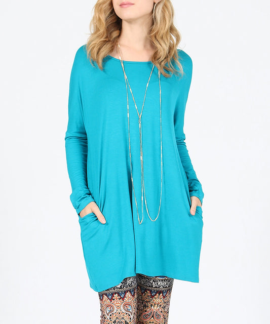 Boatneck Swing Dress