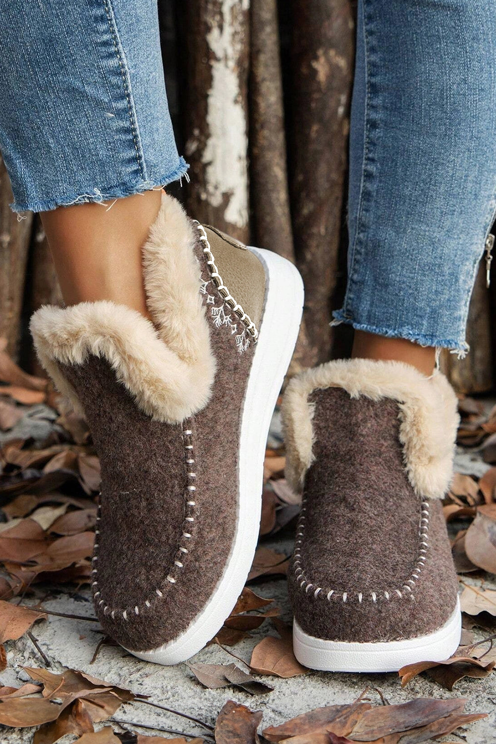 Suede Booties