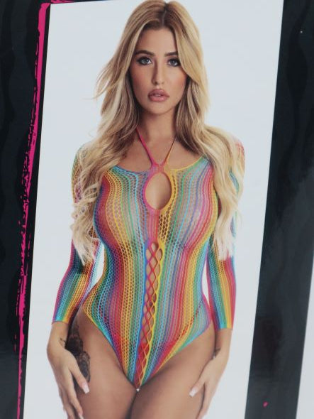 Long Sleeve Rainbow Bodysuit