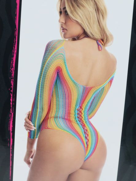 Long Sleeve Rainbow Bodysuit